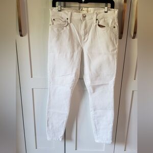 GAP Skinny Jeans Womens 30 White Stretch Casual